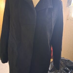 Cinzia Rocca Icons Classic Black Pea Coat